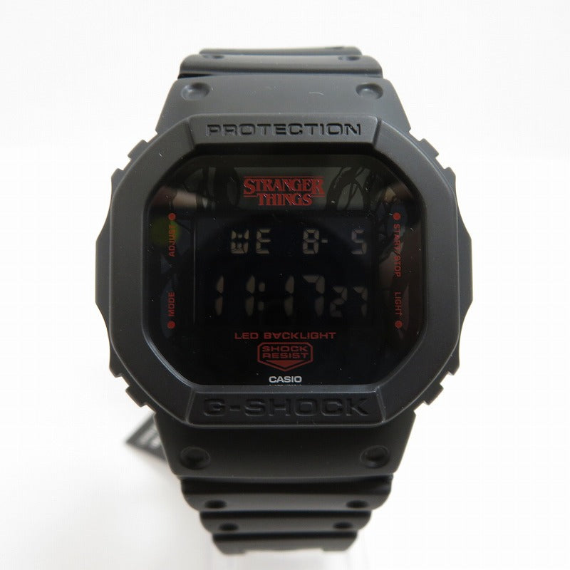 G-SHOCK | ジーショック ×Stranger Things 腕時計 DW-5600STT-1JR ブラック【瀬戸大橋店】