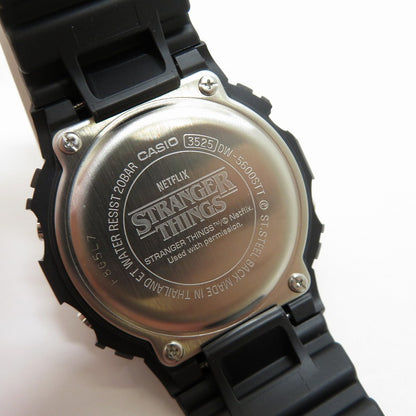 G-SHOCK | ジーショック ×Stranger Things 腕時計 DW-5600STT-1JR ブラック【瀬戸大橋店】