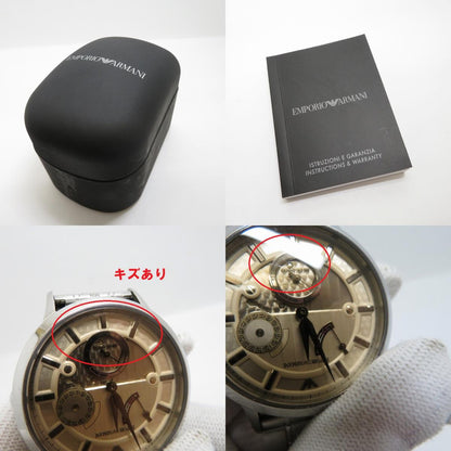 Emporio Armani | エンポリオ・アルマーニ Meccanico 腕時計 AR-4665 シルバー【瀬戸大橋店】