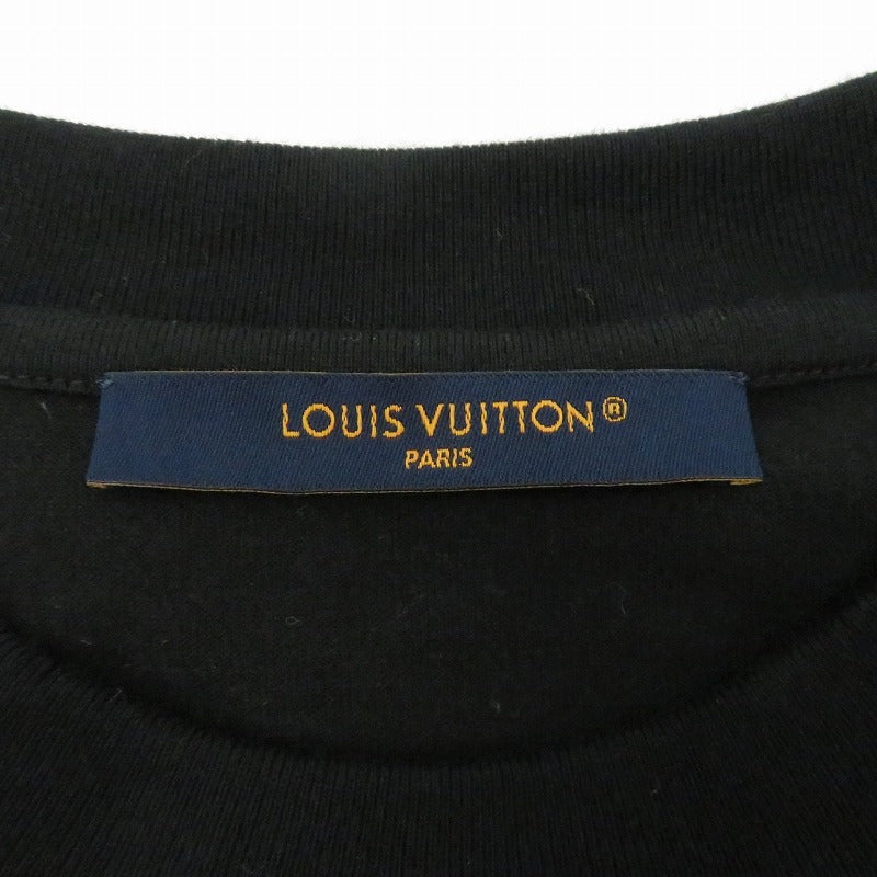 LOUIS VUITTON | ルイ・ヴィトン ｴﾝﾎﾞｽLVﾛｺﾞL/S Tｼｬﾂ 長袖Ｔシャツ RM261MJ NPG HSY43W ブラック サイズ：M【瀬戸大橋店】