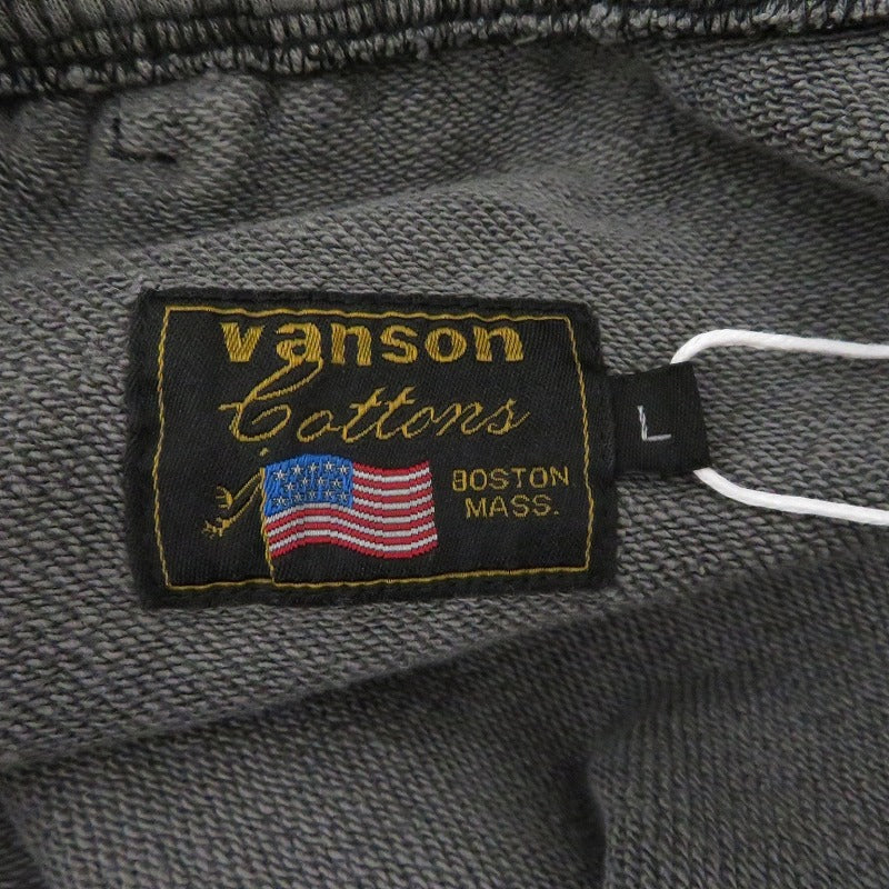 VANSON | バンソン VANSON 3 QUARTER SWEATSHORTS ショートパンツ RZV-2602 グレー サイズ：L【瀬戸大橋店】