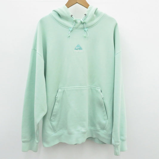 NIKE | ナイキ FLEECE PULLOVER HOODIE パーカー DH3087-379 ライトグリーン サイズ：XXL【瀬戸大橋店】