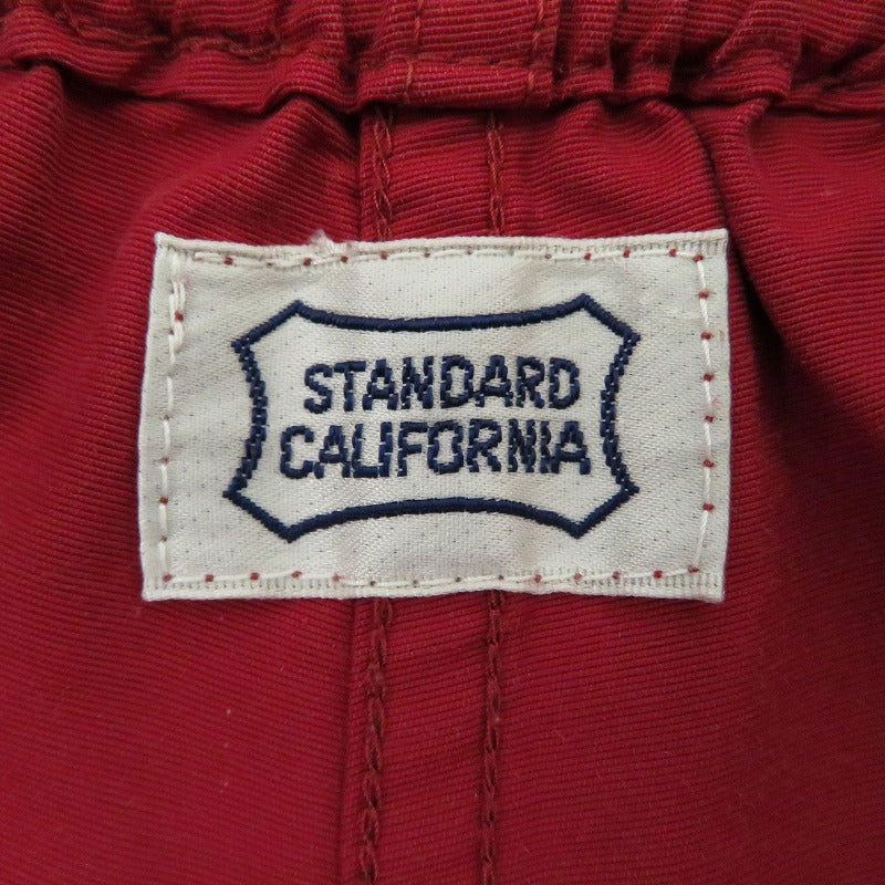 STANDARD CALIFORNIA | スタンダードカリフォルニア SD Heavy Duty Classic Easy Shorts ショートパンツ レッド【瀬戸大橋店】