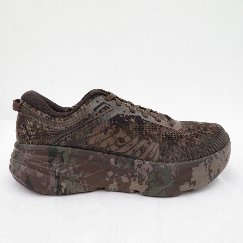 HOKA ONEONE | ホカオネオネ Bondi 7 BEAMS スニーカー F27226E ブラウン 27.5cm【瀬戸大橋店】