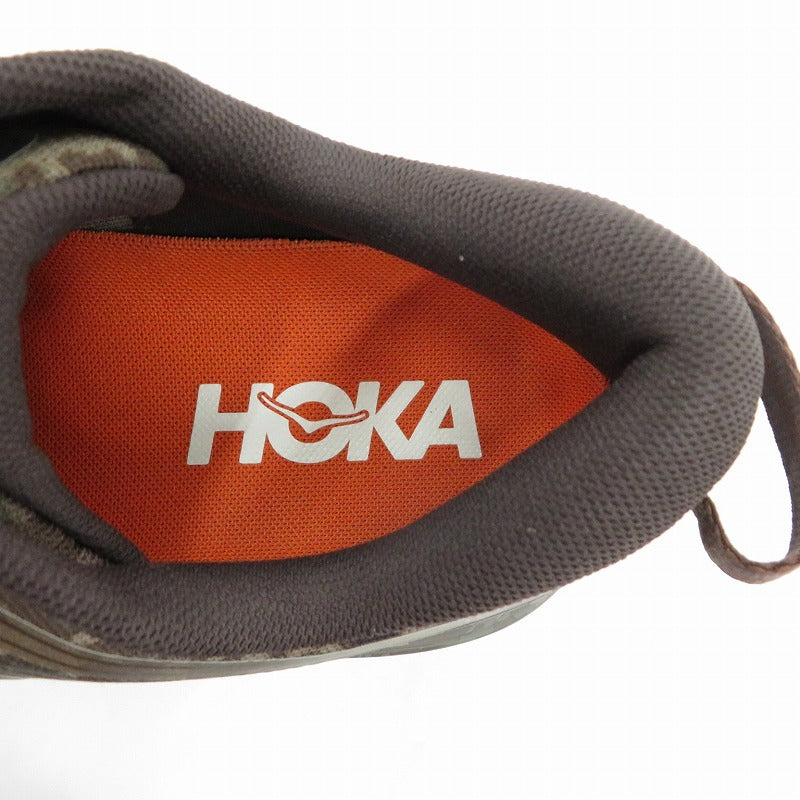 HOKA ONEONE | ホカオネオネ Bondi 7 BEAMS スニーカー F27226E ブラウン 27.5cm【瀬戸大橋店】