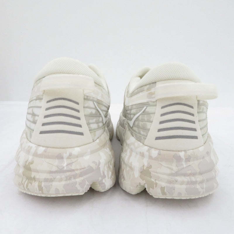 HOKA ONEONE | ホカオネオネ Bondi 7 BEAMS スニーカー F27226E ホワイト 27.5cm【瀬戸大橋店】