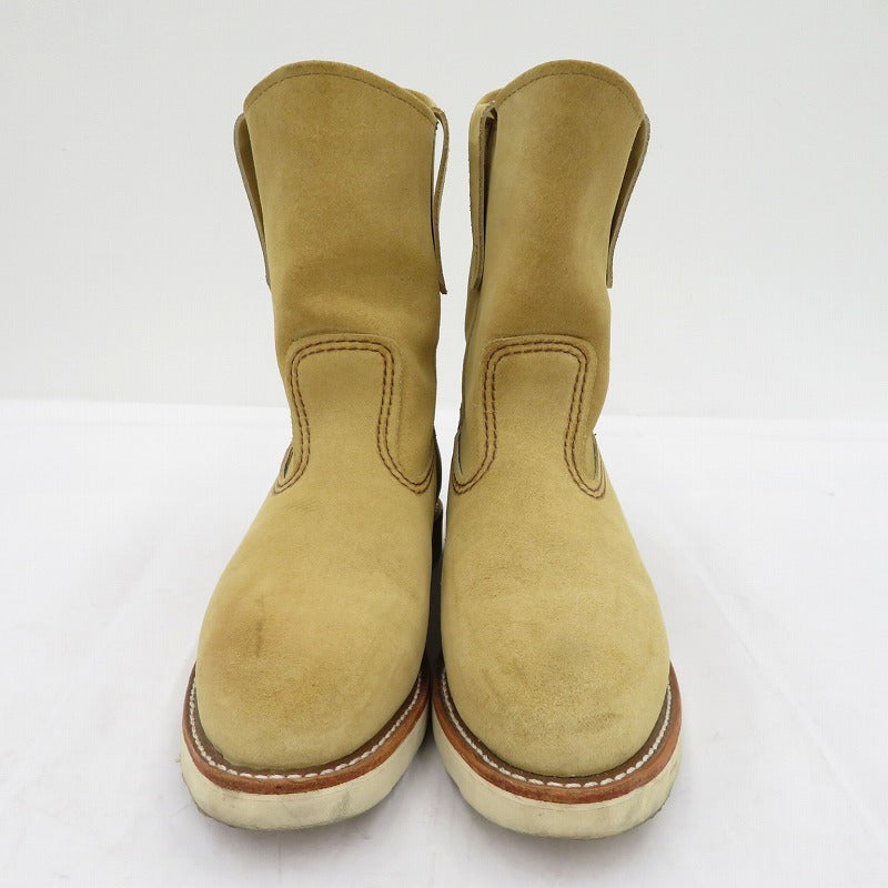 RED WING | レッドウィング 9ｲﾝﾁ ﾍﾟｺｽ ブーツ 8168 ベージュ 24.5cm【瀬戸大橋店】