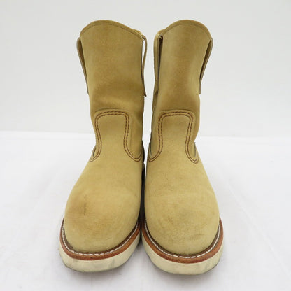 RED WING | レッドウィング 9ｲﾝﾁ ﾍﾟｺｽ ブーツ 8168 ベージュ 24.5cm【瀬戸大橋店】