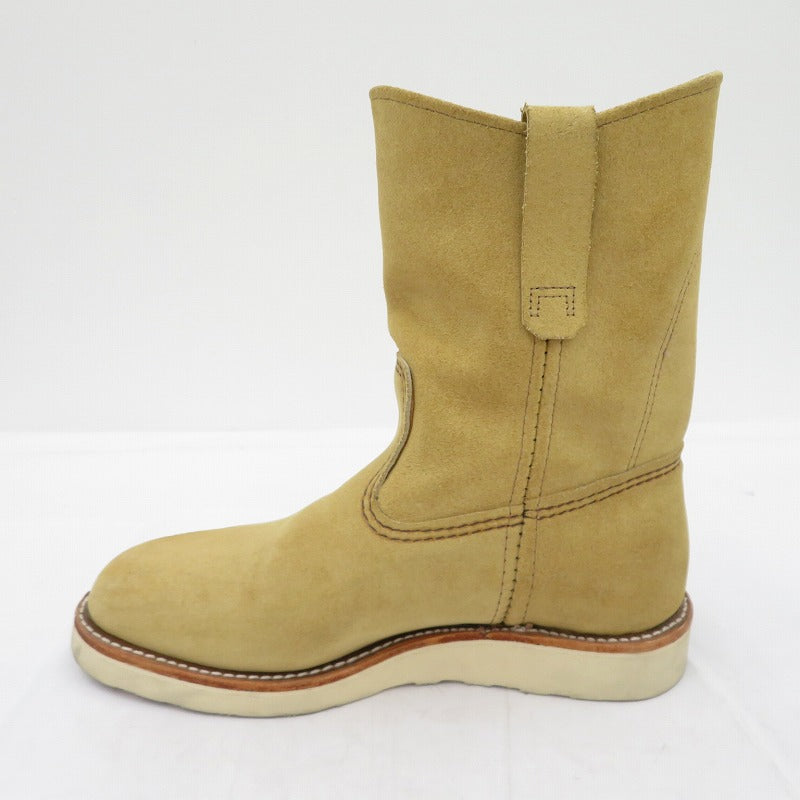 RED WING | レッドウィング 9ｲﾝﾁ ﾍﾟｺｽ ブーツ 8168 ベージュ 24.5cm【瀬戸大橋店】