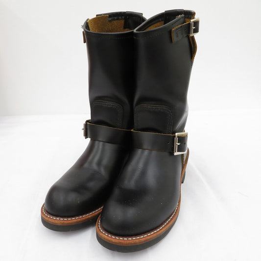 RED WING | レッドウィング 11-inch Engineer (Non-Steel Toe) 'Stovepipe' ブーツ 2966 ブラック 25.5cm【瀬戸大橋店】