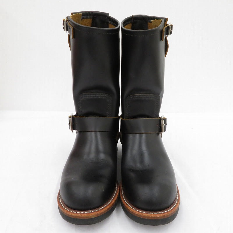 RED WING | レッドウィング 11-inch Engineer (Non-Steel Toe) 'Stovepipe' ブーツ 2966 ブラック 25.5cm【瀬戸大橋店】