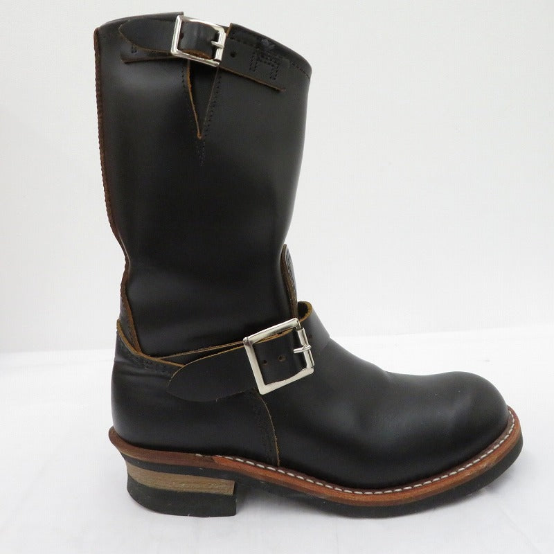 RED WING | レッドウィング 11-inch Engineer (Non-Steel Toe) 'Stovepipe' ブーツ 2966 ブラック 25.5cm【瀬戸大橋店】