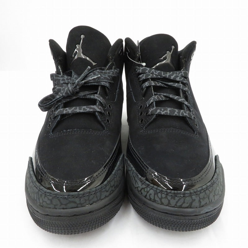 NIKE | ナイキ Air Jordan 3 Retro 'Black Cat' (2025) スニーカー CT8532-001 エアジョーダン ブラック 26.5cm【瀬戸大橋店】