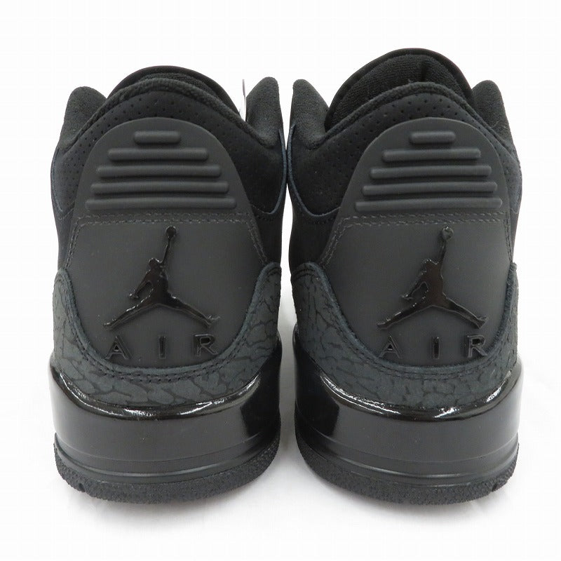 NIKE | ナイキ Air Jordan 3 Retro 'Black Cat' (2025) スニーカー CT8532-001 エアジョーダン ブラック 26.5cm【瀬戸大橋店】