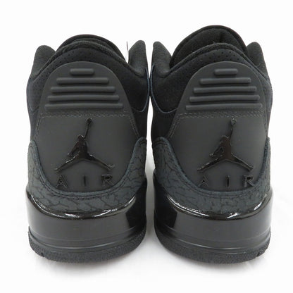 NIKE | ナイキ Air Jordan 3 Retro 'Black Cat' (2025) スニーカー CT8532-001 エアジョーダン ブラック 26.5cm【瀬戸大橋店】