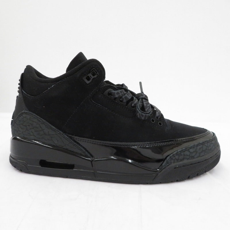 NIKE | ナイキ Air Jordan 3 Retro 'Black Cat' (2025) スニーカー CT8532-001 エアジョーダン ブラック 26.5cm【瀬戸大橋店】