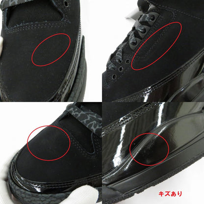 NIKE | ナイキ Air Jordan 3 Retro 'Black Cat' (2025) スニーカー CT8532-001 エアジョーダン ブラック 26.5cm【瀬戸大橋店】