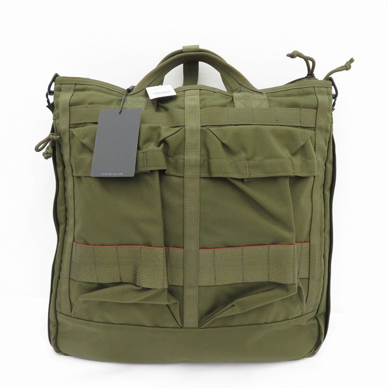 BRIEFING | ブリーフィング BEAMS PLUS/COCKPIT BAG トートバッグ 38-61-0088-106-67-88 カーキ【瀬戸大橋店】