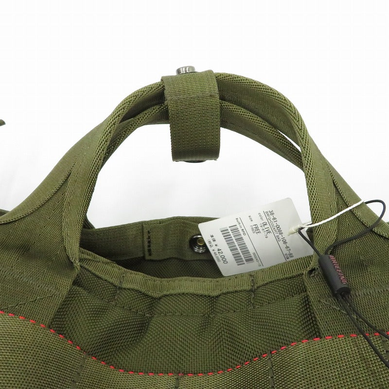 BRIEFING | ブリーフィング BEAMS PLUS/COCKPIT BAG トートバッグ 38-61-0088-106-67-88 カーキ【瀬戸大橋店】