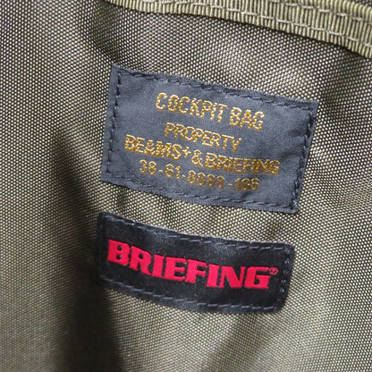 BRIEFING | ブリーフィング BEAMS PLUS/COCKPIT BAG トートバッグ 38-61-0088-106-67-88 カーキ【瀬戸大橋店】