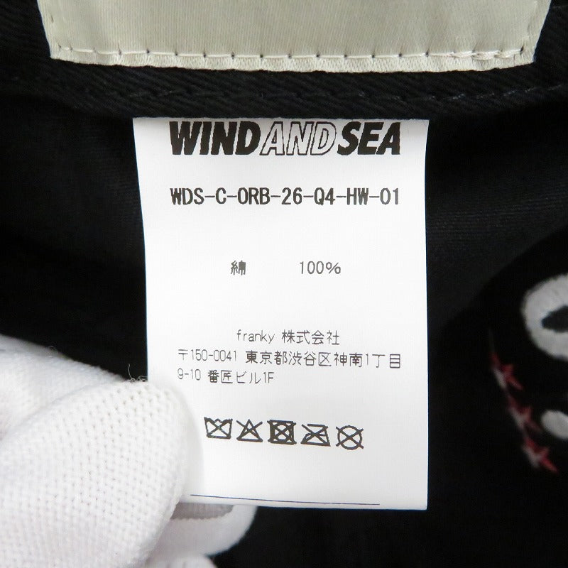 WIND AND SEA | ウィンダンシーウインダンシー ORION BEER x WDS CAP キャップ WDS-C-ORB-26-Q4-HW-01 ブラック【瀬戸大橋店】