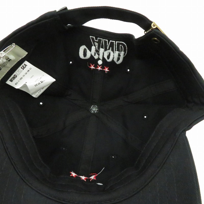 WIND AND SEA | ウィンダンシーウインダンシー ORION BEER x WDS CAP キャップ WDS-C-ORB-26-Q4-HW-01 ｻｲｽﾞ:F ブラック【瀬戸大橋店】