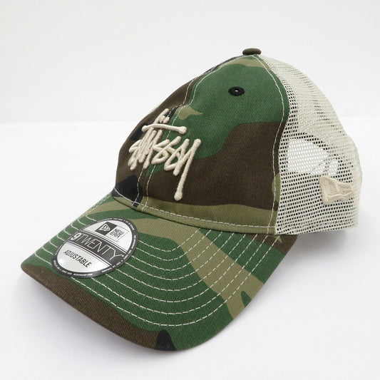 STUSSY | ステューシー ×New Era 9TWENTY Basic Trucker キャップ 1311126 カモ【瀬戸大橋店】