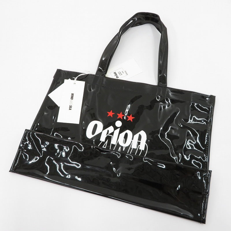 WIND AND SEA | ウィンダンシーウインダンシー ORION BEER x WDS CLEAR TOTE BAG トートバッグ WDS-C-ORB-26-Q4-AC-02 ブラック【瀬戸大橋店】