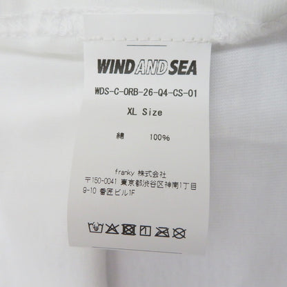 WIND AND SEA | ウィンダンシーウインダンシー ORION BEER x WDS OG LOGO S/S TEE 半袖Ｔシャツ WDS-C-ORB-26-Q4-CS-01 ホワイト サイズ：XL【瀬戸大橋店】