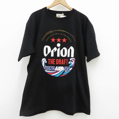 WIND AND SEA | ウィンダンシーウインダンシー ORION BEER x WDS LABEL S/S TEE 半袖Ｔシャツ WDS-C-ORB-26-Q4-CS-02 ブラック サイズ：L【瀬戸大橋店】
