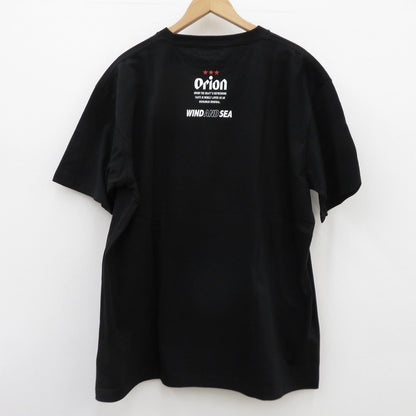 WIND AND SEA | ウィンダンシーウインダンシー ORION BEER x WDS LABEL S/S TEE 半袖Ｔシャツ WDS-C-ORB-26-Q4-CS-02 ブラック サイズ：L【瀬戸大橋店】