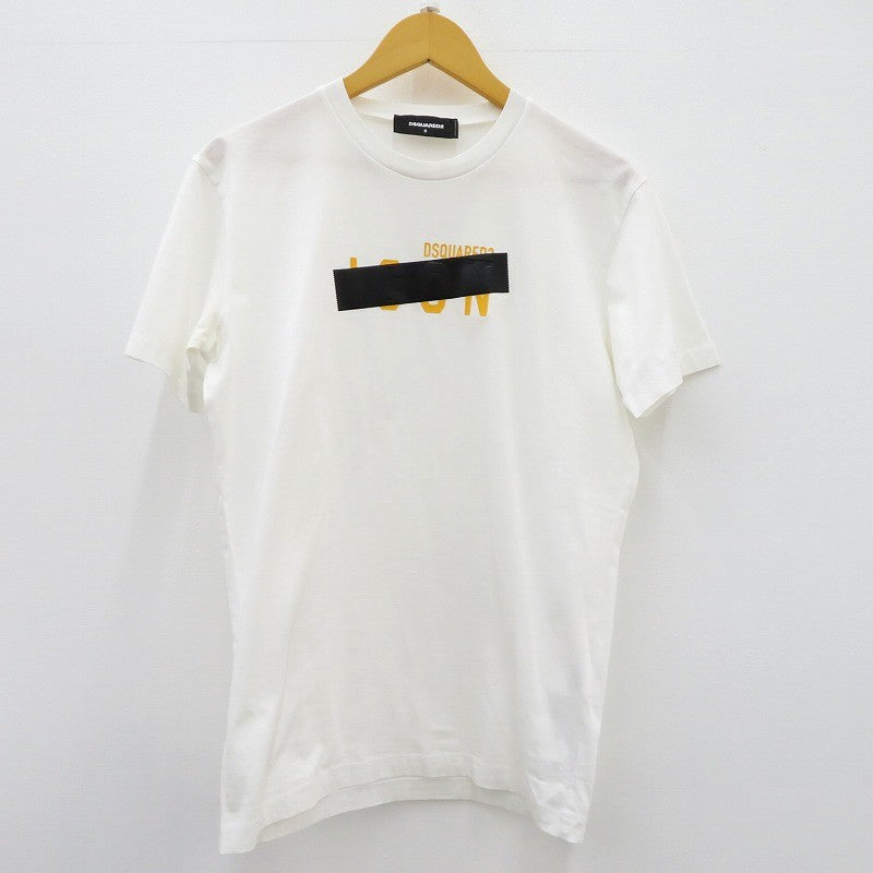 DSQUARED2 | ディースクエアード BE ICON T-SHIRT 半袖Ｔシャツ S79GC0035 ホワイト サイズ：S【瀬戸大橋店】