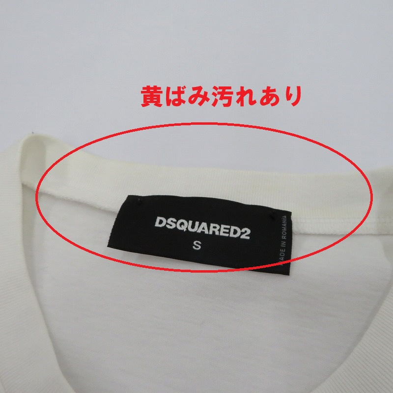 DSQUARED2 | ディースクエアード BE ICON T-SHIRT 半袖Ｔシャツ S79GC0035 ホワイト サイズ：S【瀬戸大橋店】