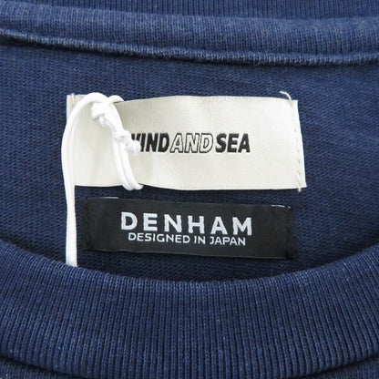 WIND AND SEA | ウィンダンシーウインダンシー ×DENHAM STRIPE PACHWORK SCISSORS TEE 半袖Ｔシャツ WDS-C-DHM-26-Q4-CS-05 ネイビー サイズ：XL【瀬戸大橋店】