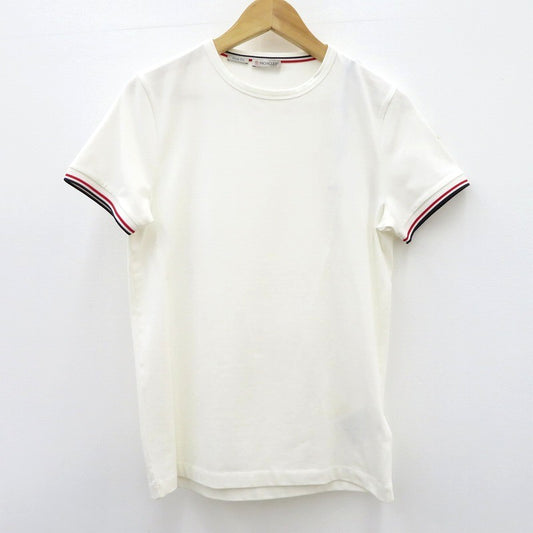MONCLER | モンクレール MAGLIA T-SHIRT 半袖Ｔシャツ G10918C71600 ホワイト サイズ：S【瀬戸大橋店】