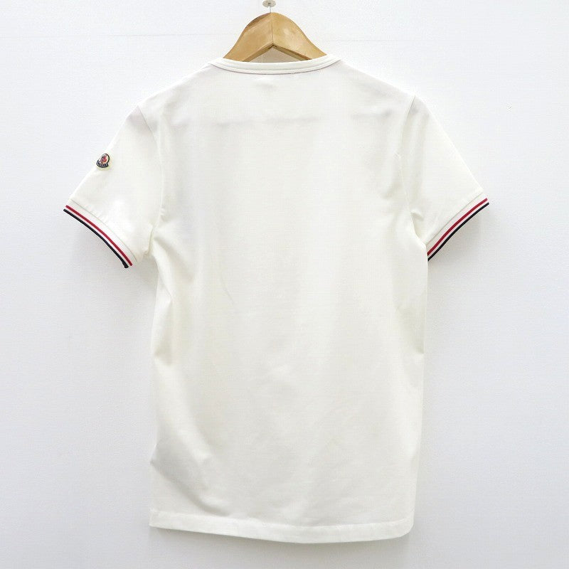 MONCLER | モンクレール MAGLIA T-SHIRT 半袖Ｔシャツ G10918C71600 ホワイト サイズ：S【瀬戸大橋店】