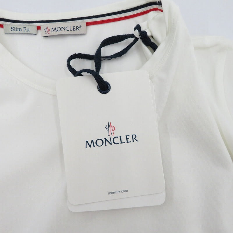 MONCLER | モンクレール MAGLIA T-SHIRT 半袖Ｔシャツ G10918C71600 ホワイト サイズ：S【瀬戸大橋店】