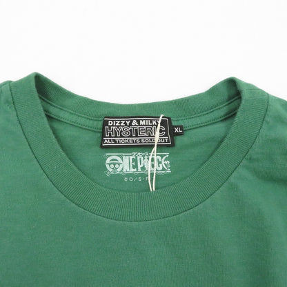 HYSTERIC GLAMOUR | ヒステリックグラマー ×ONE PIECE/NAMI FLYING V Tシャツ 半袖Ｔシャツ 02253CT15 グリーン サイズ：XL【瀬戸大橋店】