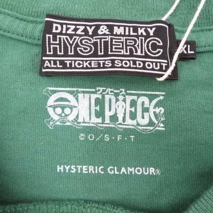 HYSTERIC GLAMOUR | ヒステリックグラマー ×ONE PIECE/NAMI FLYING V Tシャツ 半袖Ｔシャツ 02253CT15 グリーン サイズ：XL【瀬戸大橋店】