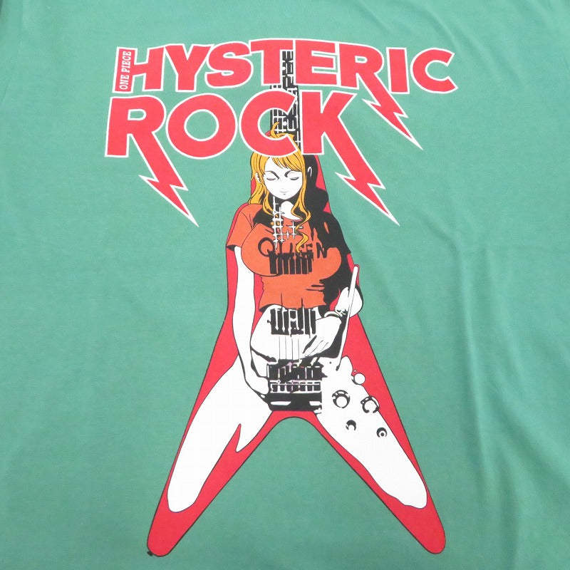 HYSTERIC GLAMOUR | ヒステリックグラマー ×ONE PIECE/NAMI FLYING V Tシャツ 半袖Ｔシャツ 02253CT15 グリーン サイズ：XL【瀬戸大橋店】