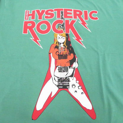 HYSTERIC GLAMOUR | ヒステリックグラマー ×ONE PIECE/NAMI FLYING V Tシャツ 半袖Ｔシャツ 02253CT15 グリーン サイズ：XL【瀬戸大橋店】