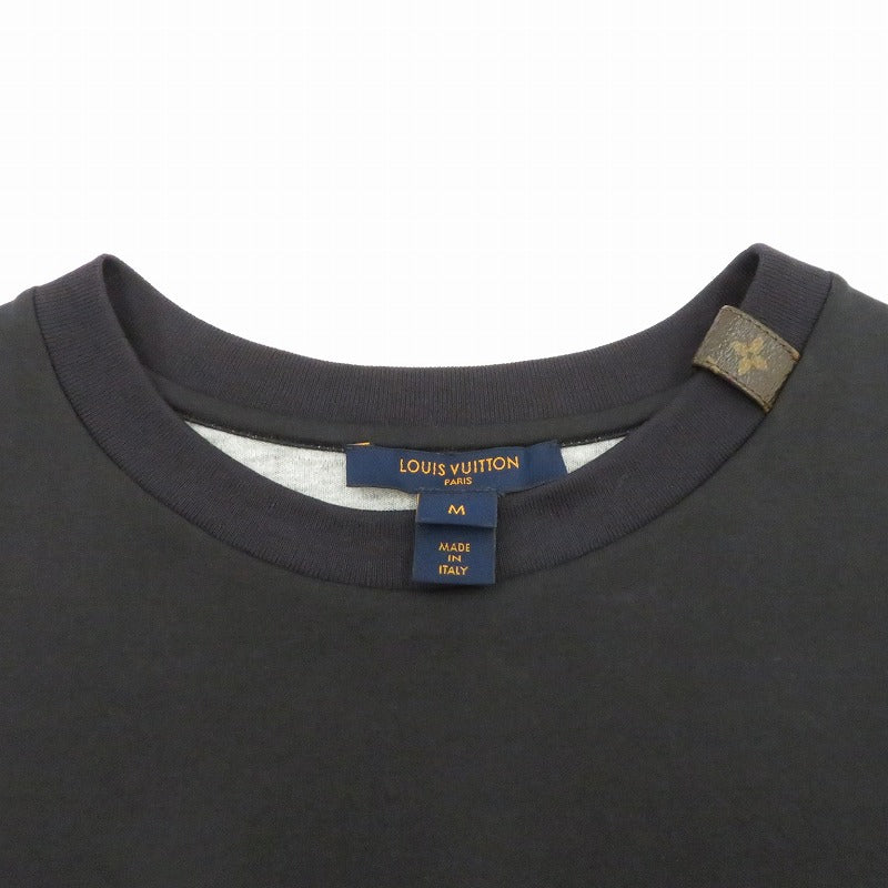 LOUIS VUITTON | ルイ・ヴィトン VHS Tｼｬﾂ 半袖Ｔシャツ FITS91VZY ブラック サイズ：M【瀬戸大橋店】