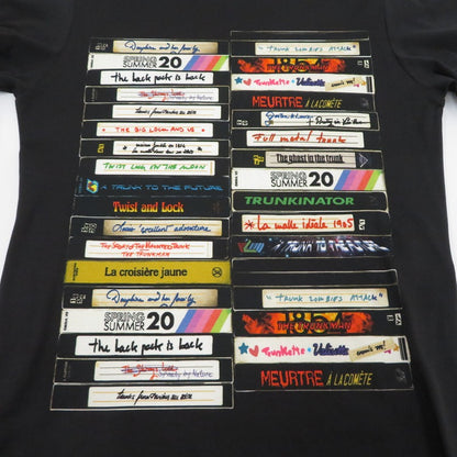 LOUIS VUITTON | ルイ・ヴィトン VHS Tｼｬﾂ 半袖Ｔシャツ FITS91VZY ブラック サイズ：M【瀬戸大橋店】