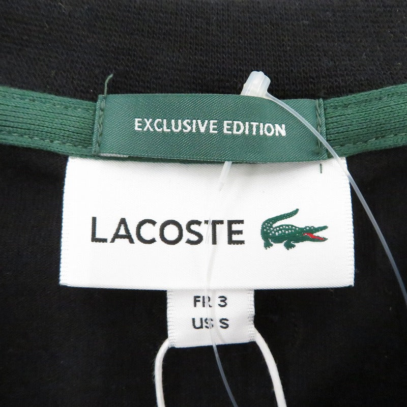 LACOSTE | ラコステ ﾊﾞｯｼﾞTｼｬﾂ 半袖Ｔシャツ 11-08-1700-462 ブラック サイズ：3【瀬戸大橋店】