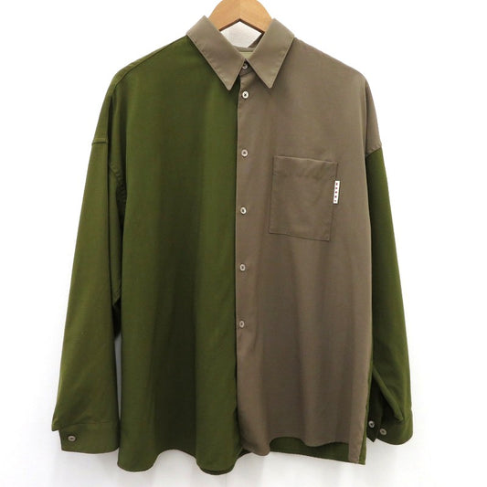 MARNI | マルニ TROPICAL WOOL SHIRT 長袖シャツ CUMU0061QU ベージュ サイズ：48【瀬戸大橋店】