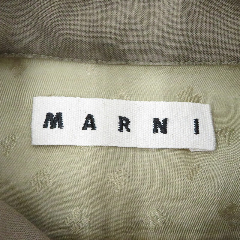 MARNI | マルニ TROPICAL WOOL SHIRT 長袖シャツ CUMU0061QU ベージュ サイズ：48【瀬戸大橋店】