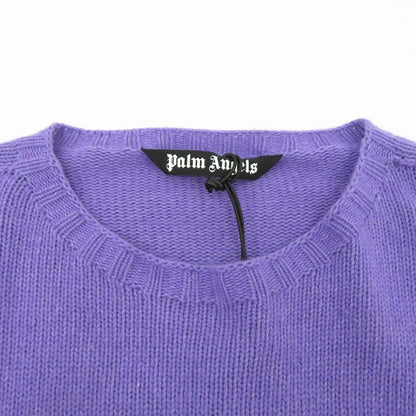 Palm Angels | パームエンジェルス ニット PMHE027F24KNI001 パープル サイズ：XL【瀬戸大橋店】