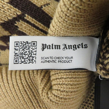 Palm Angels | パームエンジェルス Allover Monogram Knitted Sweater セーター PMHE053E23KNI001 ブラウン サイズ：S【瀬戸大橋店】