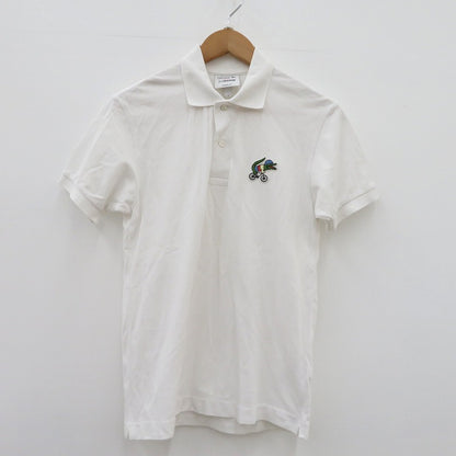 LACOSTE | ラコステ ×Netflix ポロシャツ/SEXEDUCATION ポロシャツ PH7057 ホワイト サイズ：2【瀬戸大橋店】