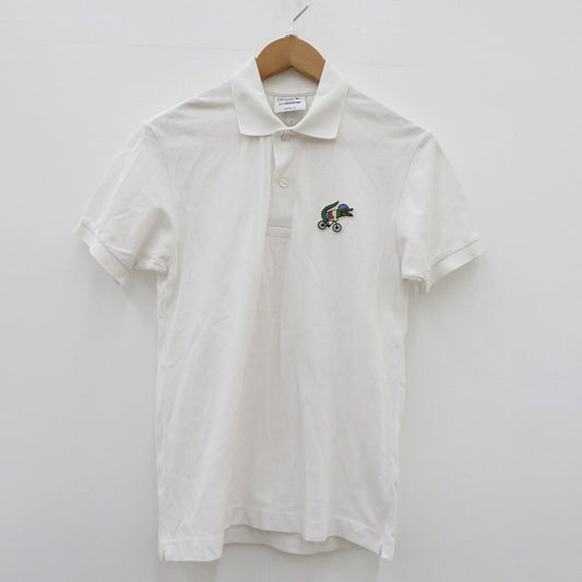 LACOSTE | ラコステ ×Netflix ポロシャツ/SEXEDUCATION ポロシャツ PH7057 ホワイト サイズ：2【瀬戸大橋店】